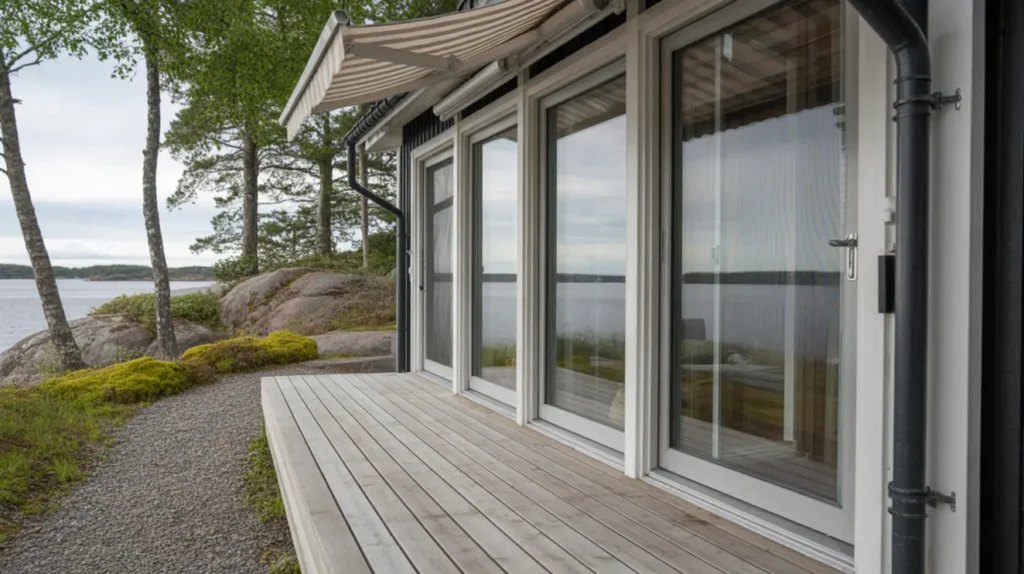 solskydd till altaninglasning markiser screen och glasfilm som h ller temperaturen nere utan att skymma utsikten