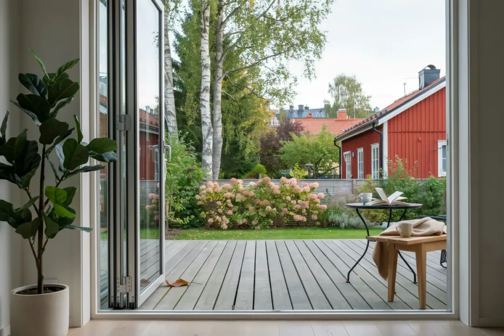 altaninglasning av tr d ckad uteplats i skarpn ck stockholm