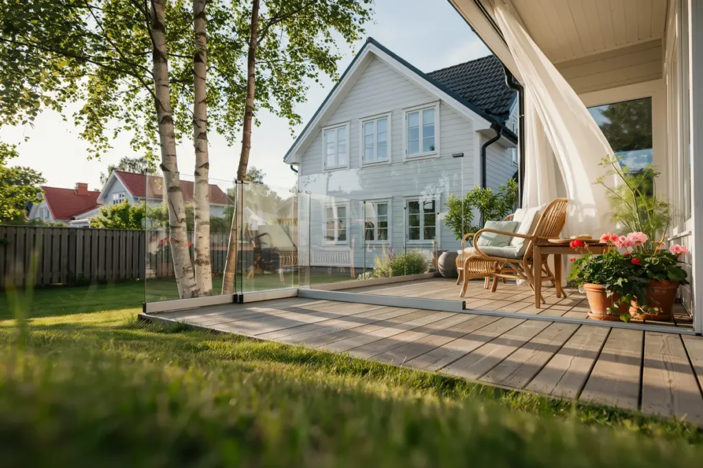 juli p altanen s skapar altaninglasning skugga vindskydd och sommarkomfort utan att st nga ute k nslan